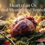 Symbolic illustration of an ox heart representing strength, sacrifice, and spiritual endurance.