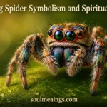 Close-up of a jumping spider with large eyes on a green leaf.