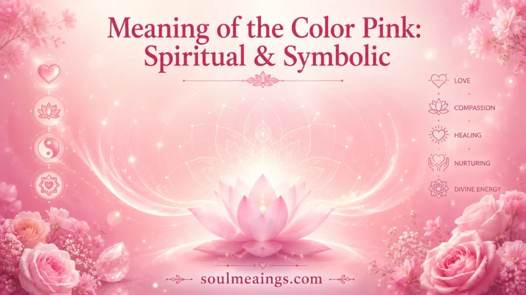 Gradient of pink tones with soft glowing light and flowers