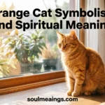 Orange tabby cat sitting in sunlight indoors