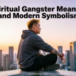 Person meditating on a rooftop while blending spiritual and street-inspired style.