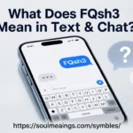 FQsh3 meaning in text and chat explained on a smartphone
