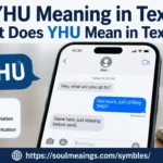 YHU meaning in text explained on a smartphone messaging screen