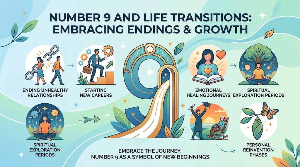 Number nine and Life Transitions