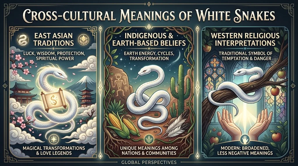 Cross-Cultural Meanings of White Snakes
