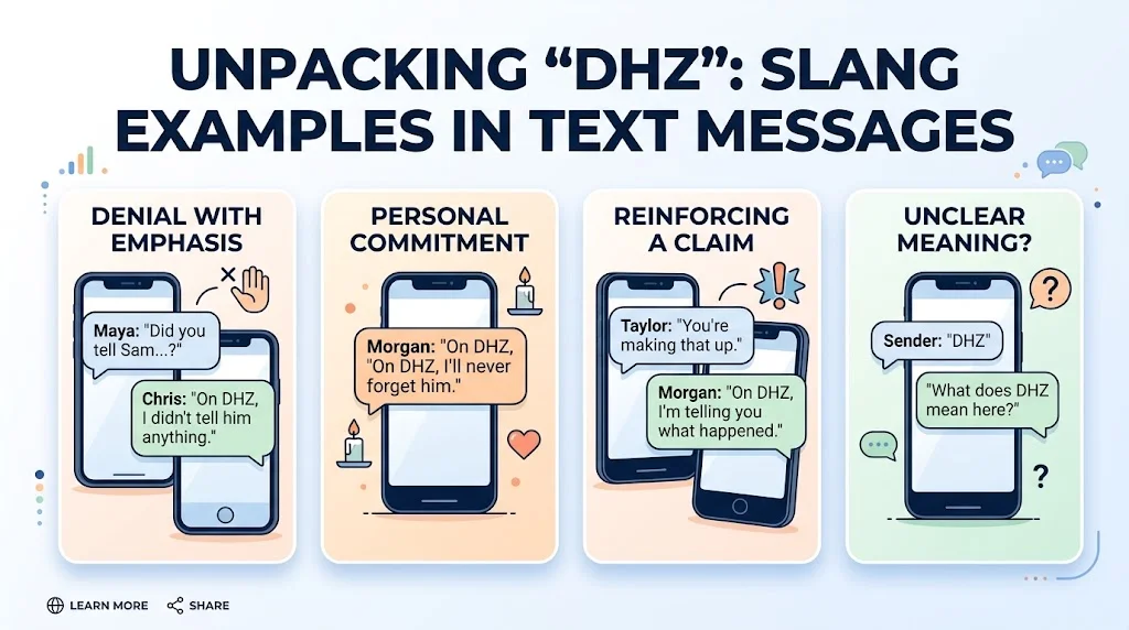 DHZ Examples in Text Messages