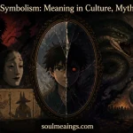 Visual representation of evil symbolism across history and culture