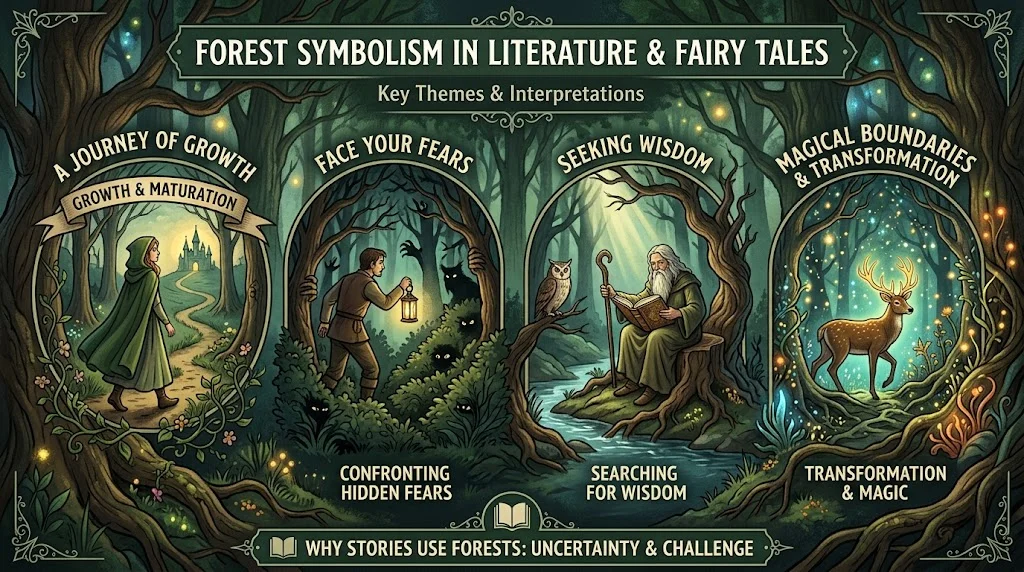 Forest Symbolism in Literature and Fairy Tales
