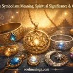 Assorted jewelry pieces including rings, necklaces, and gemstones symbolizing meaning and cultural significance.