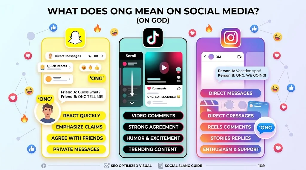 ONG Meaning on Snapchat, TikTok, and Instagram