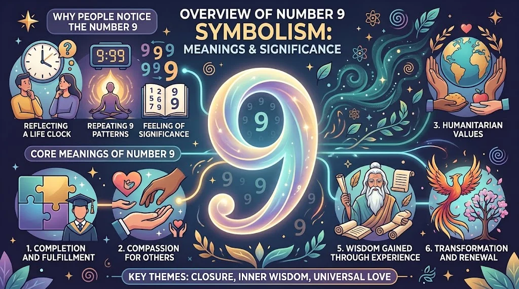 Overview of Number nine Symbolism
