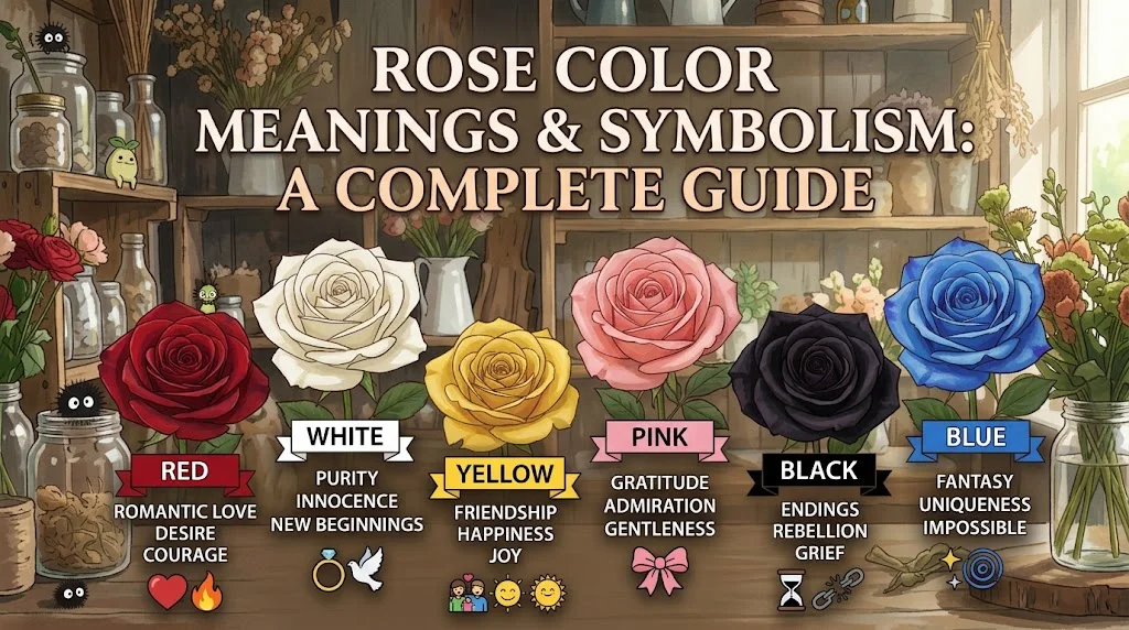 Rose Color Meanings and Their Symbolism