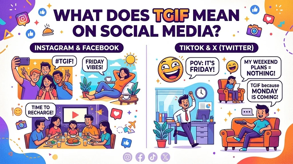 TGIF Meaning on Social Media