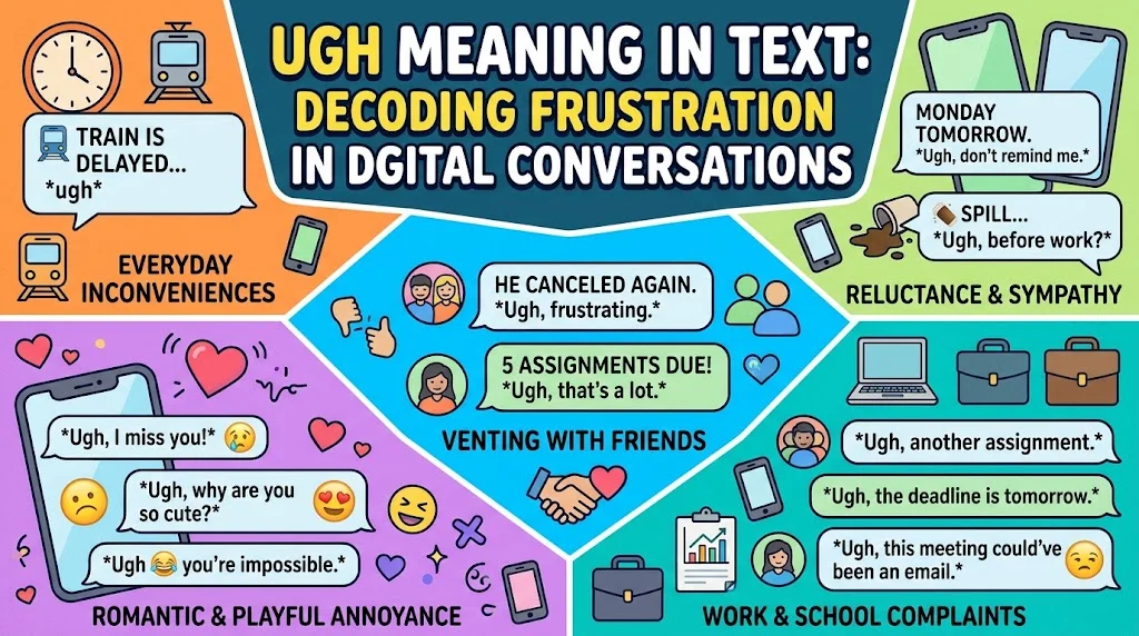 Ugh Meaning in Text With Examples