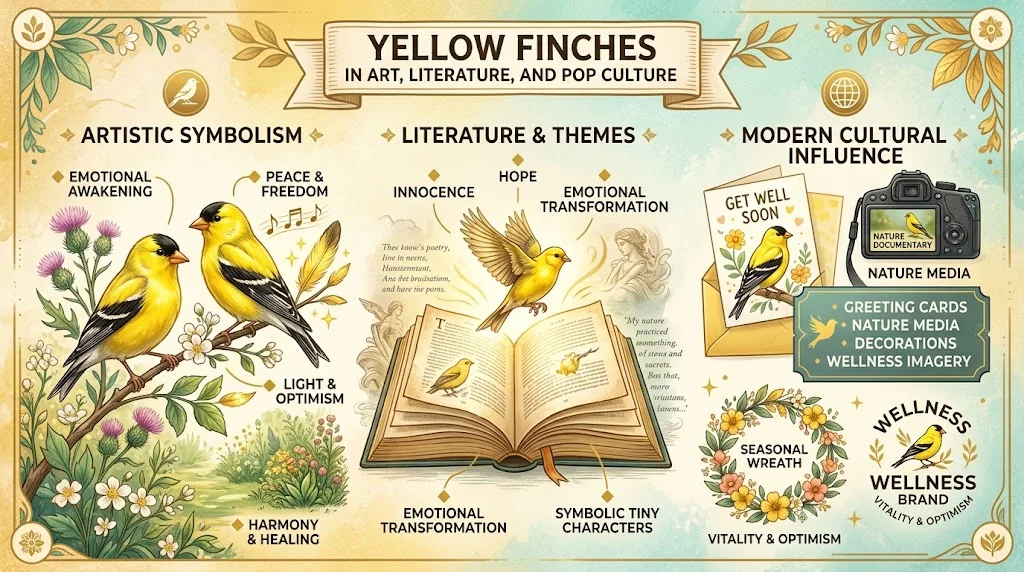 Yellow Finches in Art, Literature, and Pop Culture